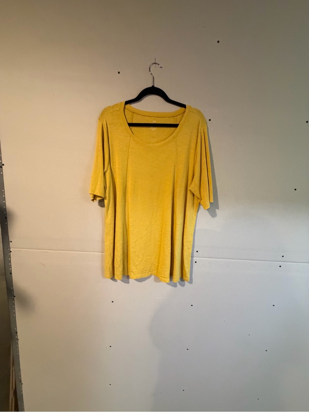 J. Jill Women's Short Sleeve Scoop Neck Tee — Sunshine Yellow